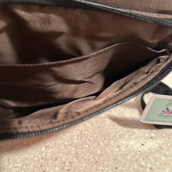 Ethnic Boho Large Clutch Suede Wristlet Bag Handmade Embroidery Tassels Indi NEW - Picture 8 of 16